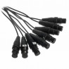 the sssnake SXX8100 - kabel multicore 8x XLR M - XLR F 10m - 2
