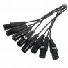 the sssnake SXX8100 - kabel multicore 8x XLR M - XLR F 10m - 3
