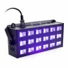 LIGHT4ME LED UV 18 X 3W reflektor + stroboskop DMX