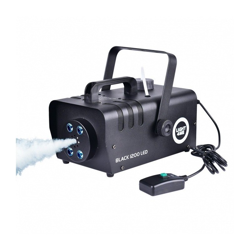 LIGHT4ME BLACK 1200 LED - wytwornica dymu, mgły