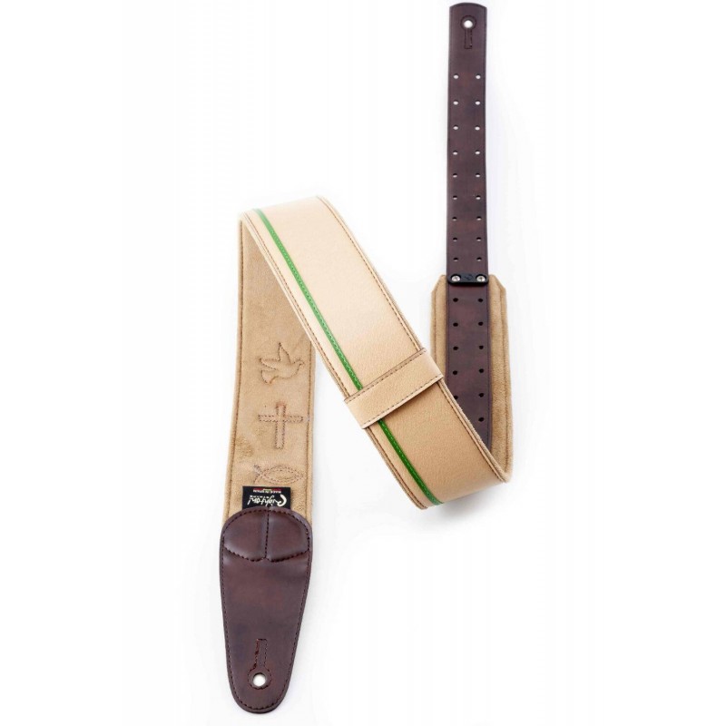 RightOn Miracle beige Mojo - pasek gitarowy - 4