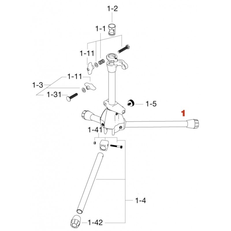 Tama 839-1N Podstawa dla statywu gitarowego 839 - 2