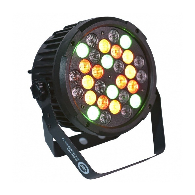 LIGHT4ME Blacks PAR 30x3W RGBA-UV - Par LED
