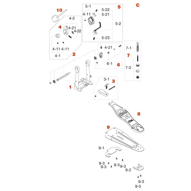 Tama HP30CJ Stopa pojedyncza do Cocktail-Jam Kit - 2