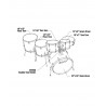 Tama IP62H6W-HBK Zestaw perkusyjny Imperialstar Drumset - 9