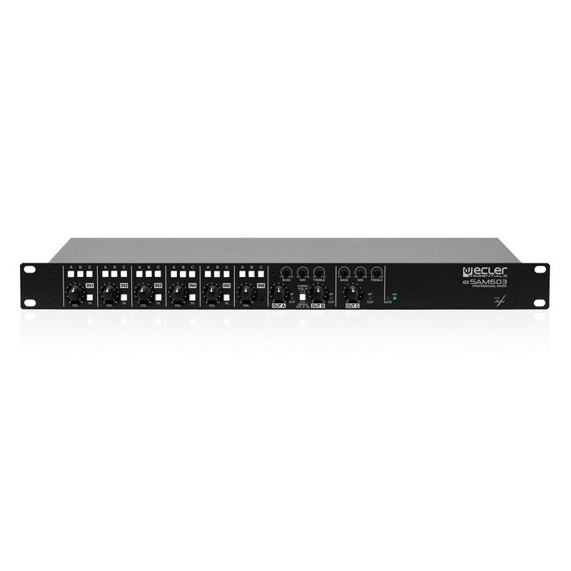 Ecler eSAM603 - mikser audio, rack