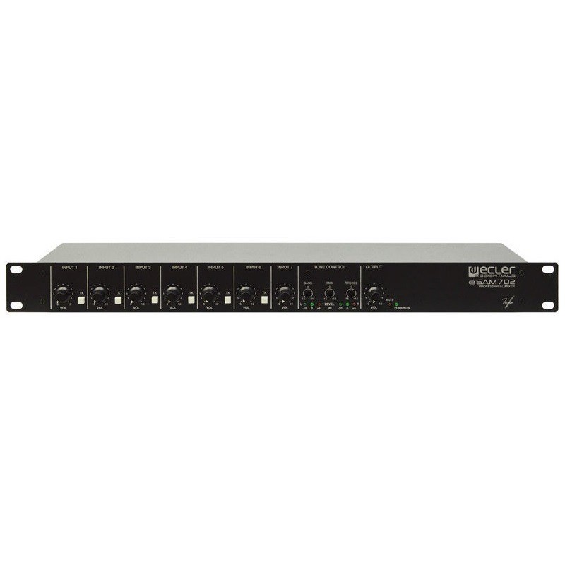 Ecler eSAM702 - mikser audio, rack