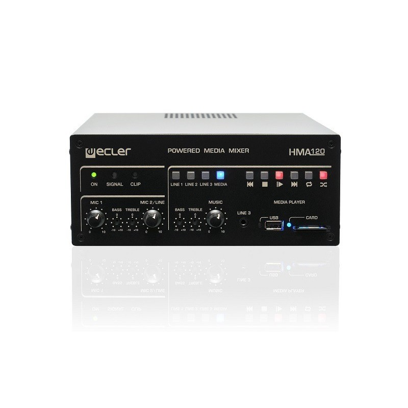 Ecler HMA120 - powermikser instalacyjny