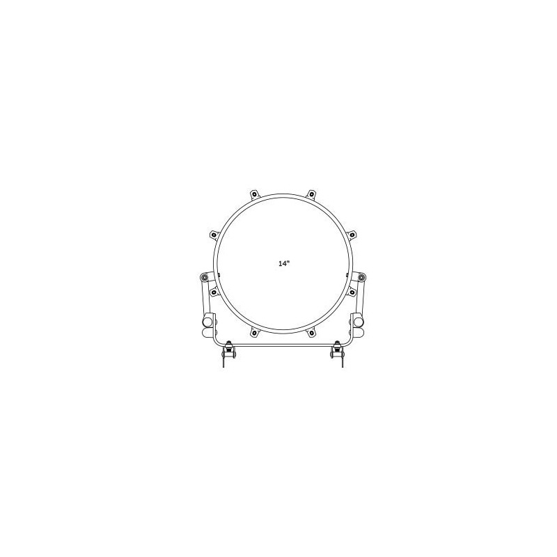 Tama R4TK-SGW Bęben tenorowy solowy marszowy Starlight - 14" x 11,5" - 3