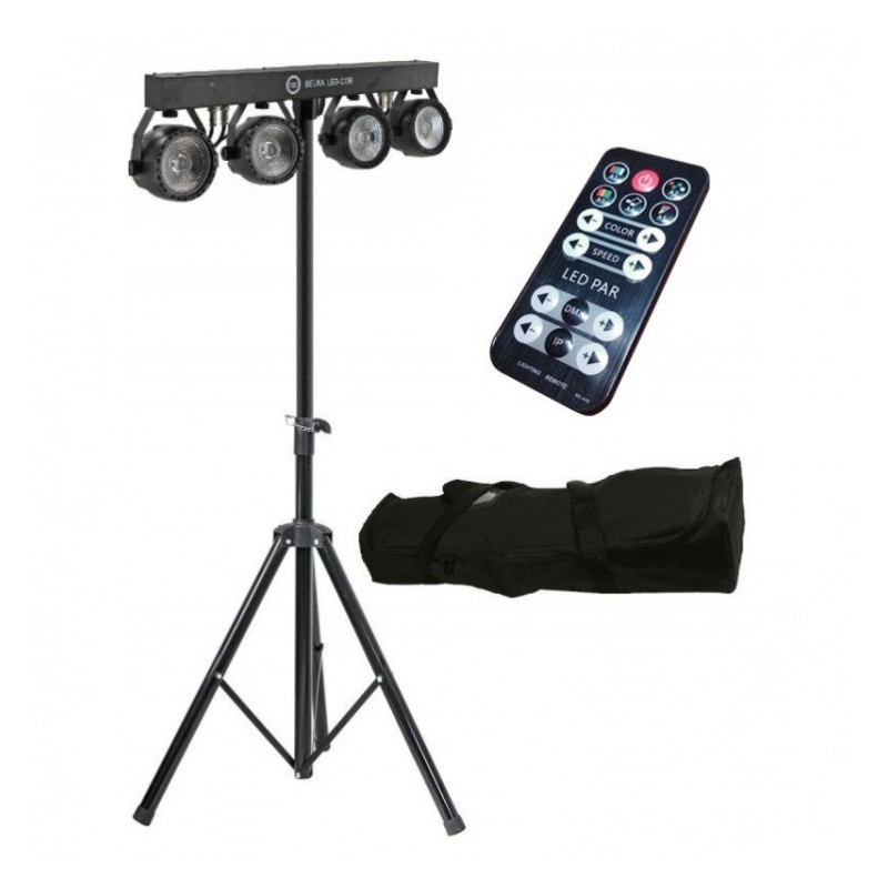 LIGHT4ME Belka LED COB PAR 4x30W - zestaw oświetleniowy