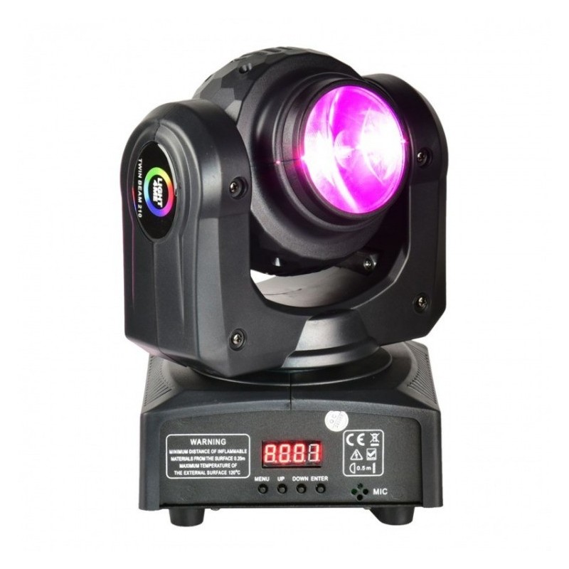 LIGHT4ME Twin Beam 210 - dwustronna mini głowa LED