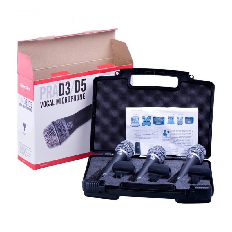 Superlux PRA D3 - zestaw mikrofonowy