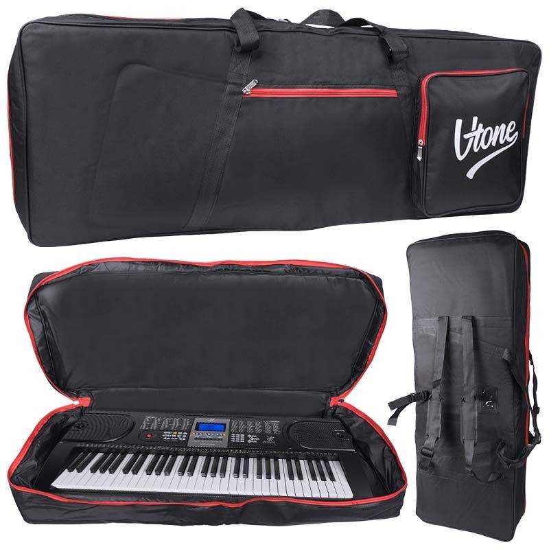 V-TONE KBC01 pokrowiec na keyboard 108 cm z szelkami na plecy - 8