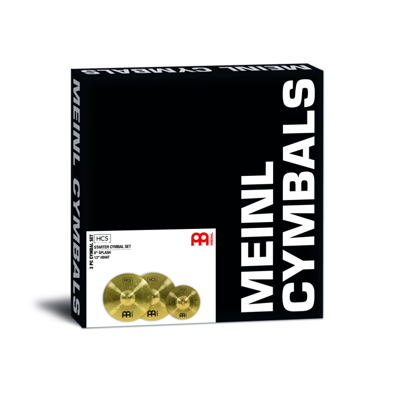 MEINL Cymbals HCS Starter Cymbal Set - zestaw talerzy perkusyjnych - 5