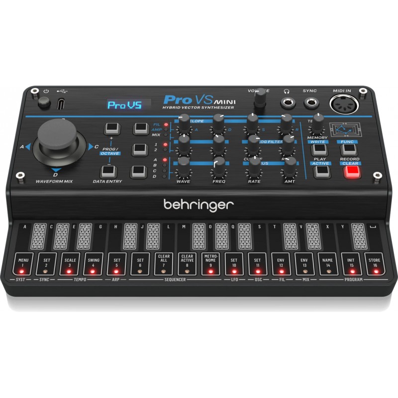 Behringer PRO VS MINI - przenośny syntezator hybrydowy - 3