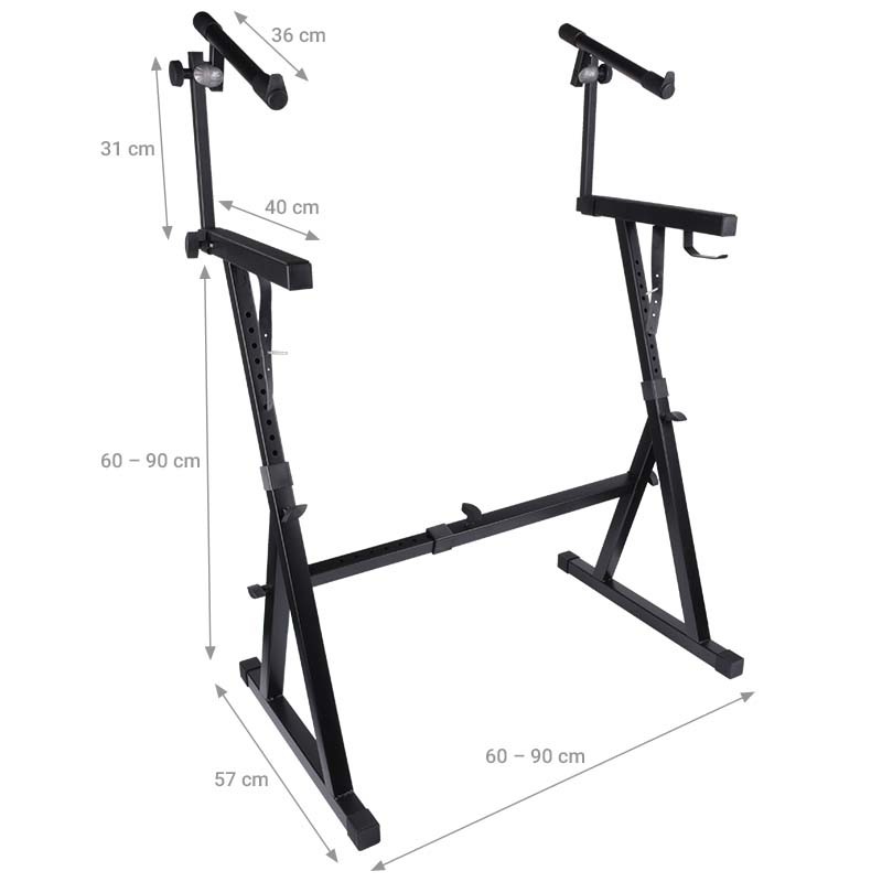 DNA KEY 2 statyw pod klawisze podwójny/regulowany - 4
