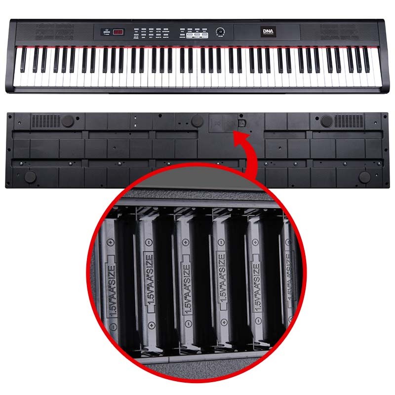DNA PP 88 pianino cyfrowe/keyboard do nauki - 5