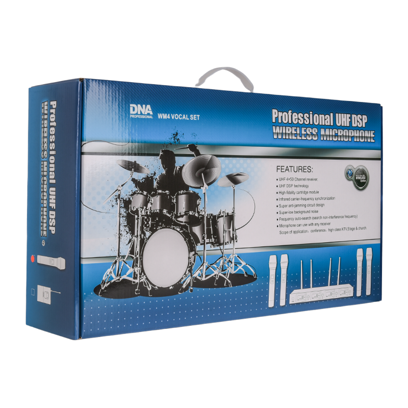 DNA WM4 VOCAL SET bezprzewodowy mikrofonowy system nagłośnienia - 5
