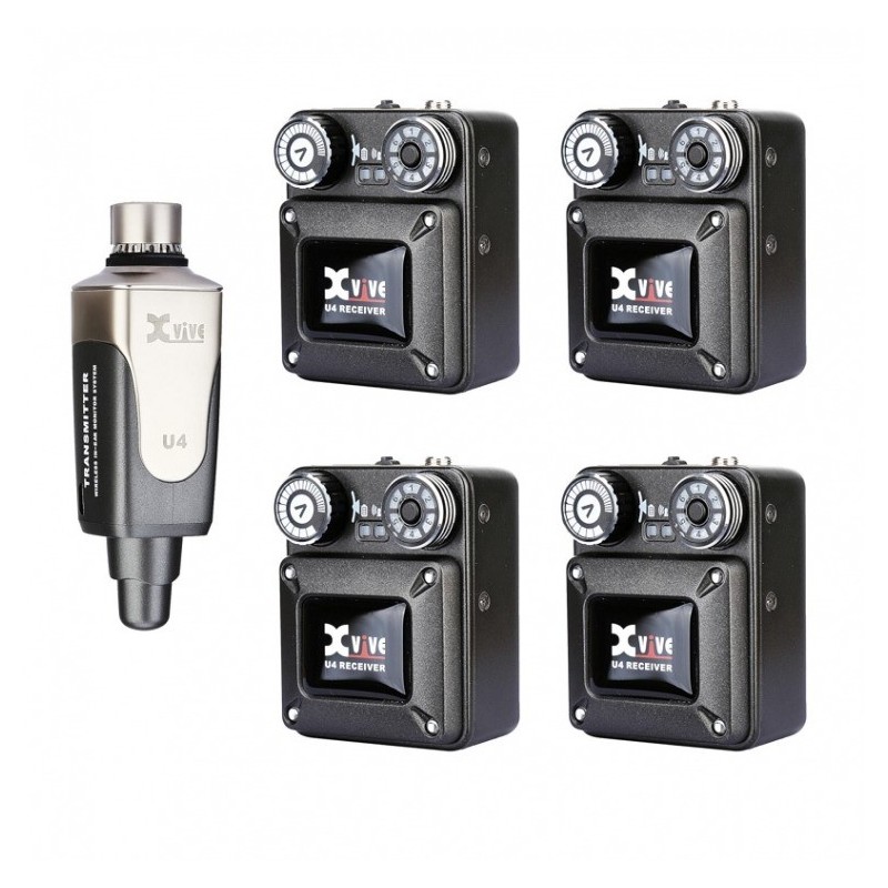 XVive U4 Monitor Wireless System Bundle 2 - system monitorowy