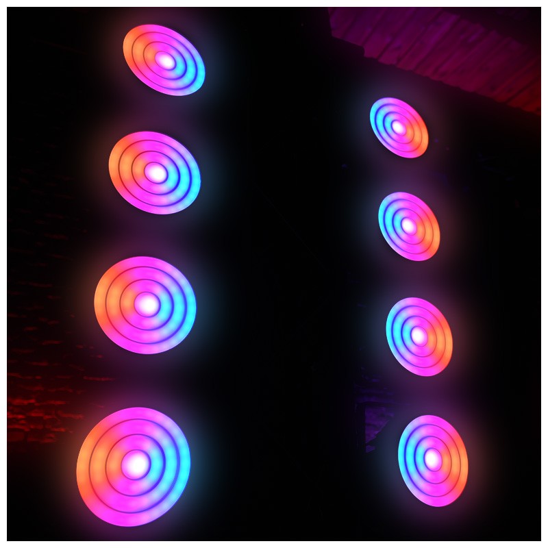 Light4Me HYPNO PAR reflektor sceniczny efekt LED - 10