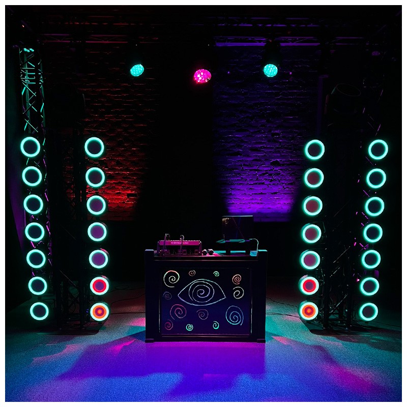 Light4Me HYPNO PAR reflektor sceniczny efekt LED - 13