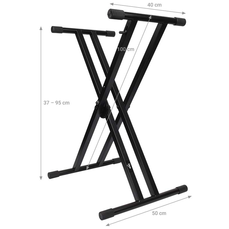 V-Tone DELUXE K1 statyw klawiszowy X - 3