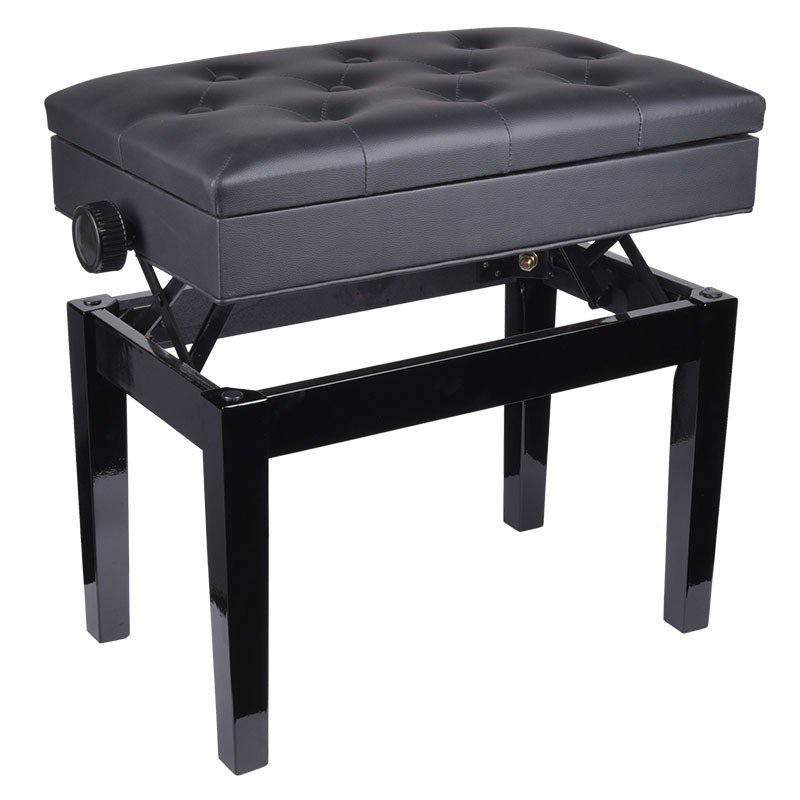 V-Tone ŁAWA 2 BK ława do pianina ze schowkiem - 4