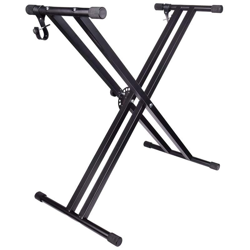 NN X4 statyw klawiszowy pod keyboard pianino cyfrowe krzyżowy składany - 1