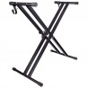 NN X4 statyw klawiszowy pod keyboard pianino cyfrowe krzyżowy składany - 1