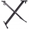 NN X4 statyw klawiszowy pod keyboard pianino cyfrowe krzyżowy składany - 3
