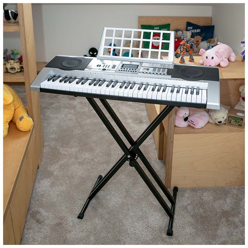 NN X4 statyw klawiszowy pod keyboard pianino cyfrowe krzyżowy składany - 7