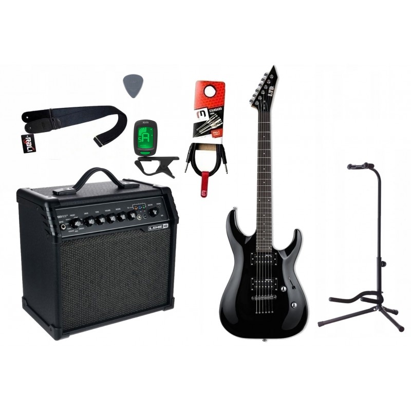 Gitara elektryczna + wzmacniacz 20W zestaw 1392 - 1
