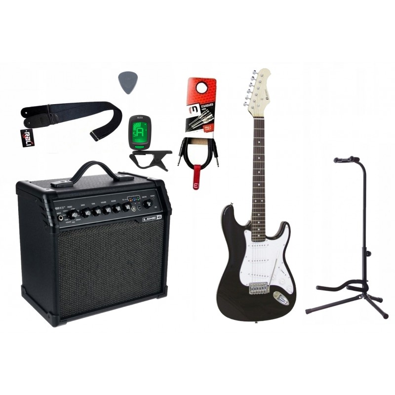 Gitara elektryczna + wzmacniacz 20W zestaw 1396 - 1