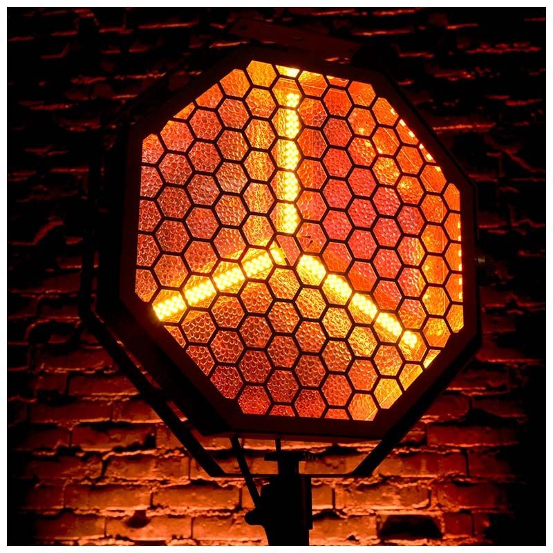 EVOLIGHTS LUMENO oświetlenie sceniczne retro vintage reflektor ciepły biały + RGB - 12