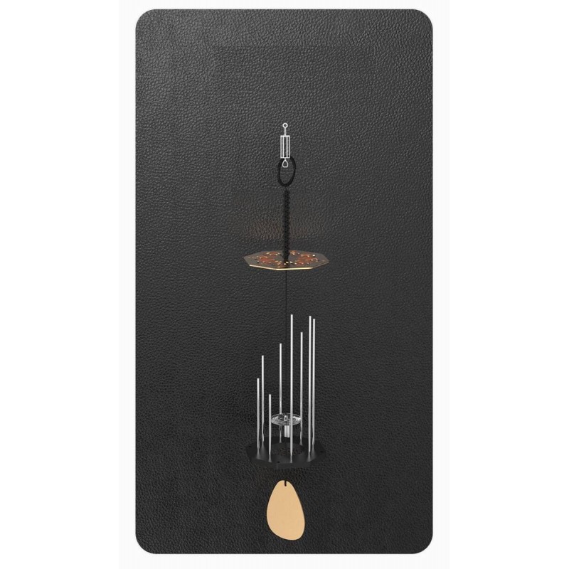 Dzwonki wietrzne 8 ton Kera Audio Mercury/Gold - 5