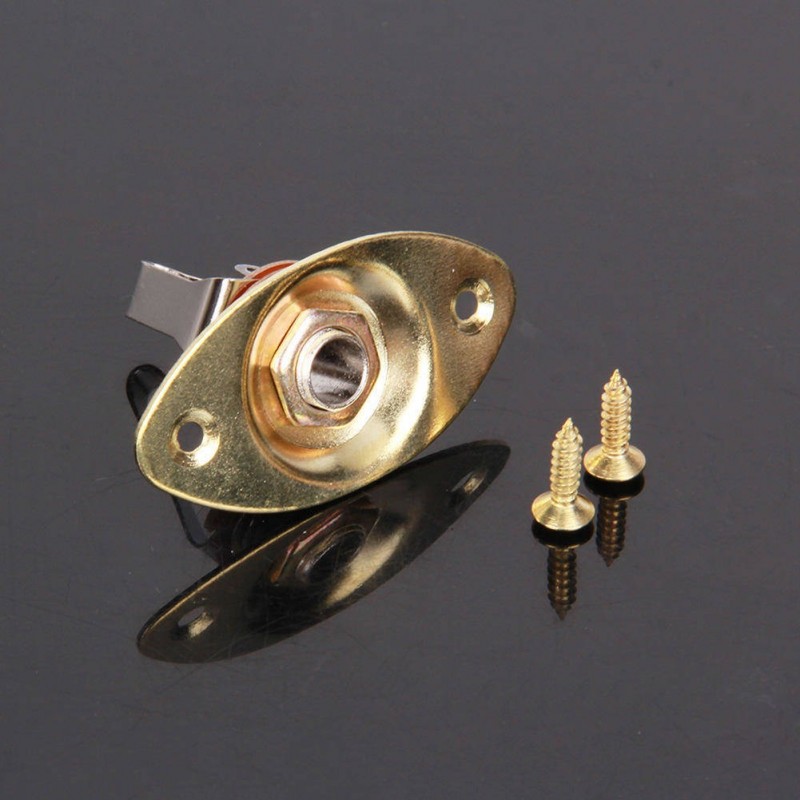 Gniazdo Jack 6,3mm do gitary MSP32 złoty - 10