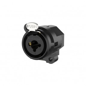 Gniazdo tablicowe panelowe combo XLR JACK 6.3 Roxtone XLR RC6FS - 1