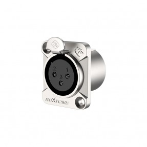 Gniazdo tablicowe panelowe Roxtone XLR RX3FD-NT - 1
