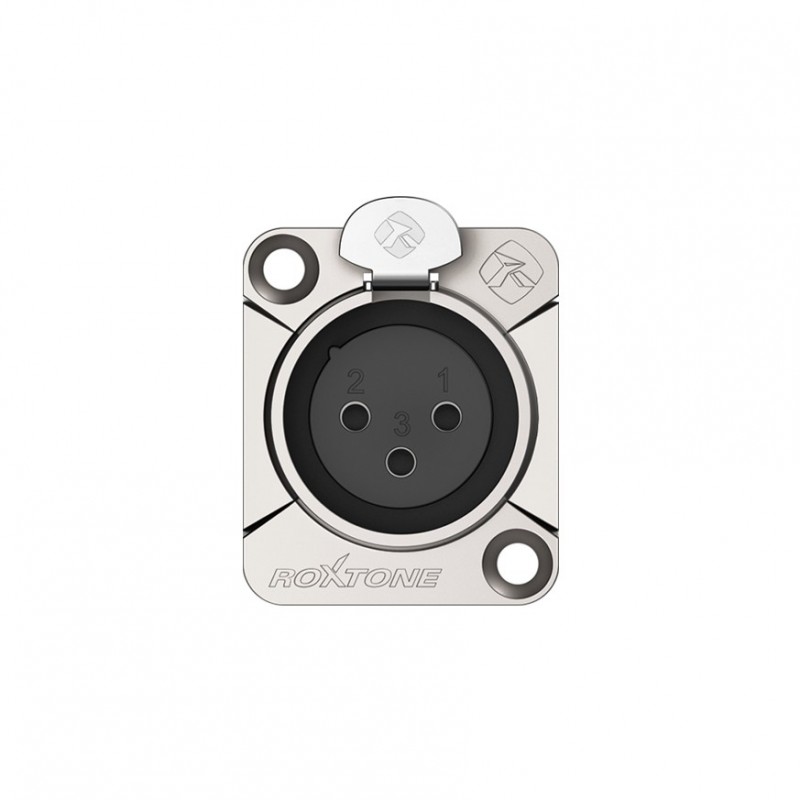 Gniazdo tablicowe panelowe Roxtone XLR RX3FD-NT - 2