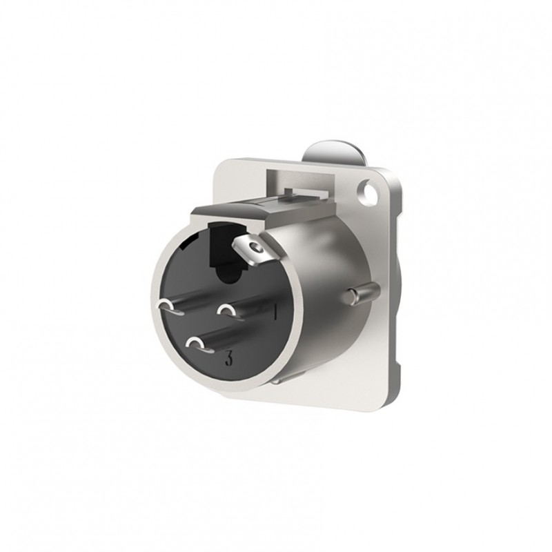 Gniazdo tablicowe panelowe Roxtone XLR RX3FD-NT - 3