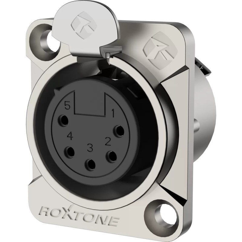 Gniazdo tablicowe panelowe Roxtone XLR RX5FD-NT - 2