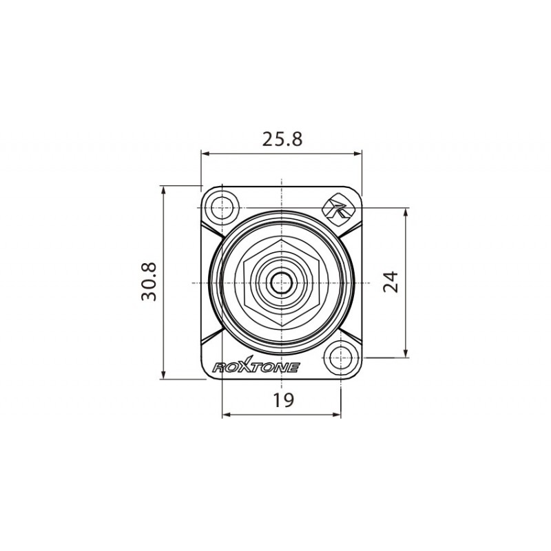 Gniazdo typu RCA Roxtone RF2D-N-R - 5