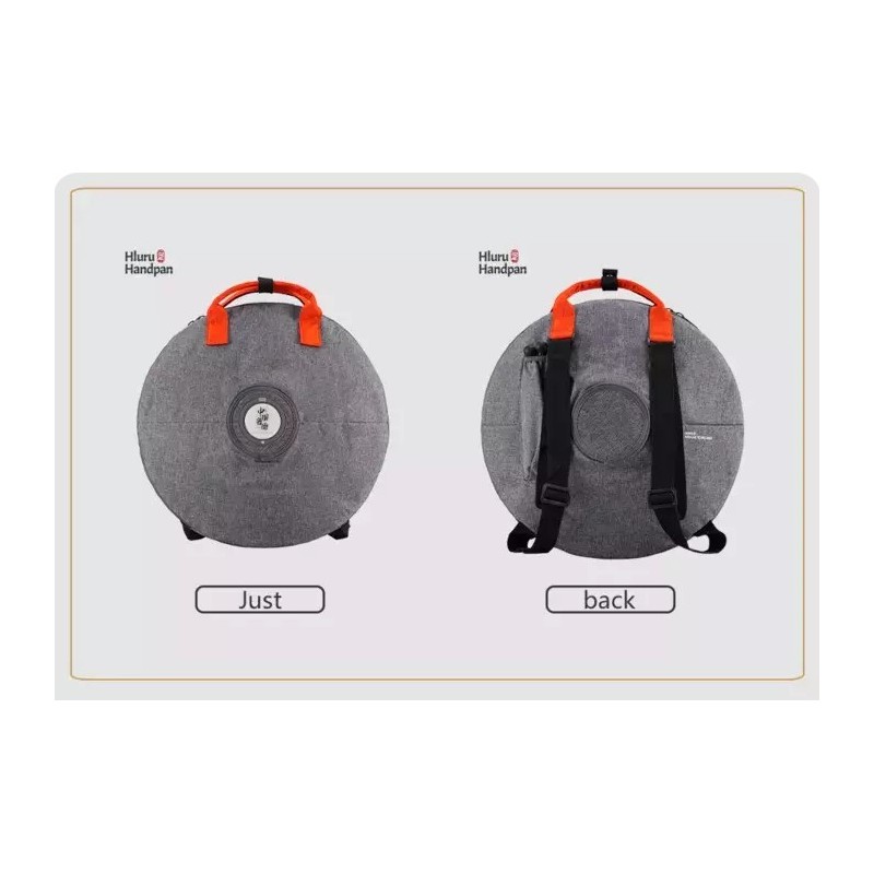 Handpan Hluru TAH9-14-InkBlack 9 ton 14" - 18