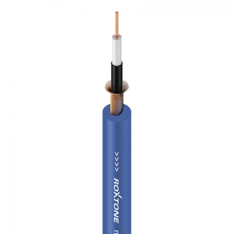 Kabel instrumentalny Roxtone GC010-100m-BL - 1