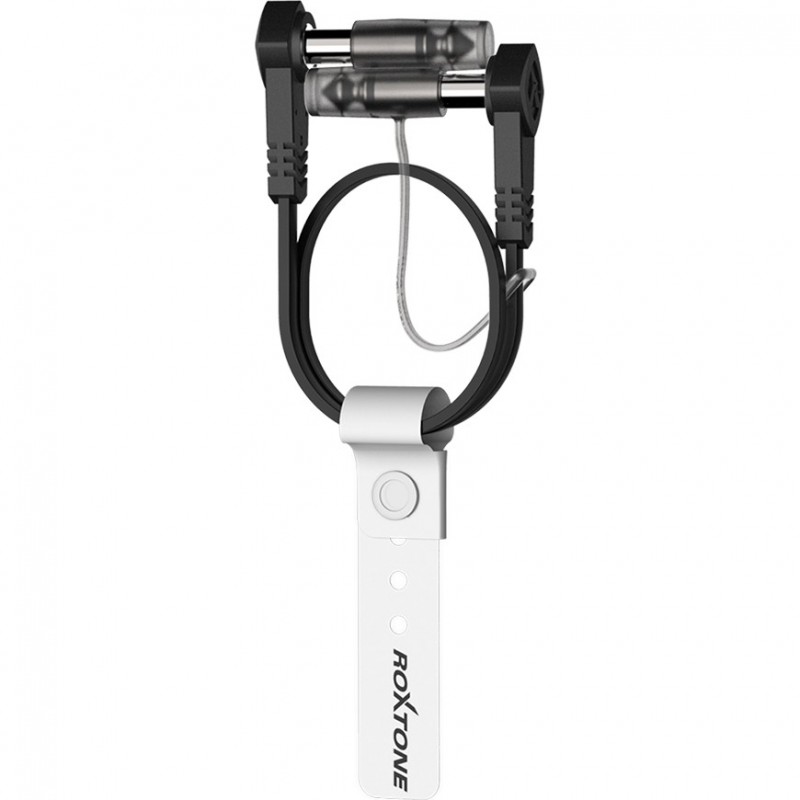 Kabel instrumentalny Wtyk Kątowy Jack 6.3mm 30cm Roxtone FPJJ100L0003 - 2