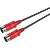 Kabel midi 2 x DIN 5-PIN 5m Roxtone SMDC100L5 - 1