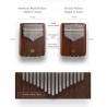 Kalimba elektryczna 17 ton Hluru KEQ17-BlackWalnut - 15