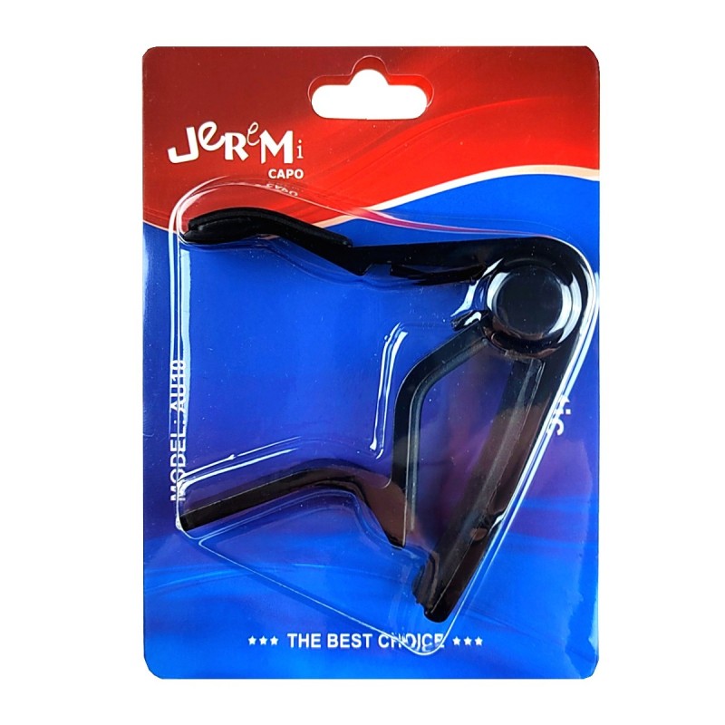 Kapodaster do gitary akustycznej elektrycznej JEREMI AU10 czarny - 3