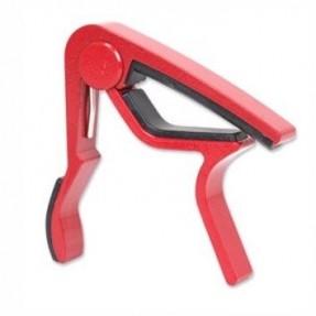 Kapodaster do gitary akustycznej elektrycznej JEREMI AU10 czerwony - 1