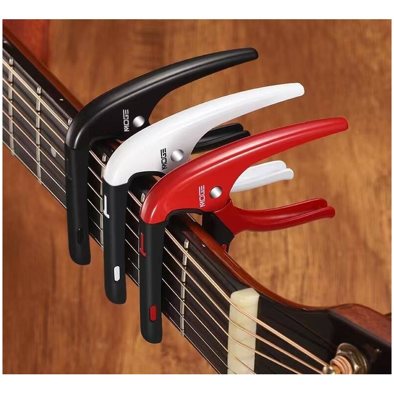 Kapodaster do gitary akustycznej elektrycznej MC-3 White - 3